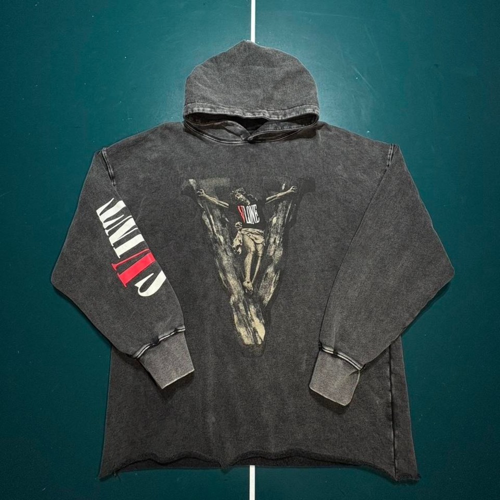 Saint Michael x Vlone hoodie sweatshirt XL Bless Me Father For I Have Sinned‎